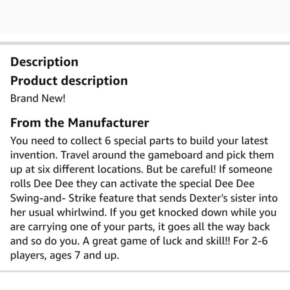 DEXTER'S LABORATORY The Incredible Invention vs. Dee Dee board game NIB - Picture 2 of 8